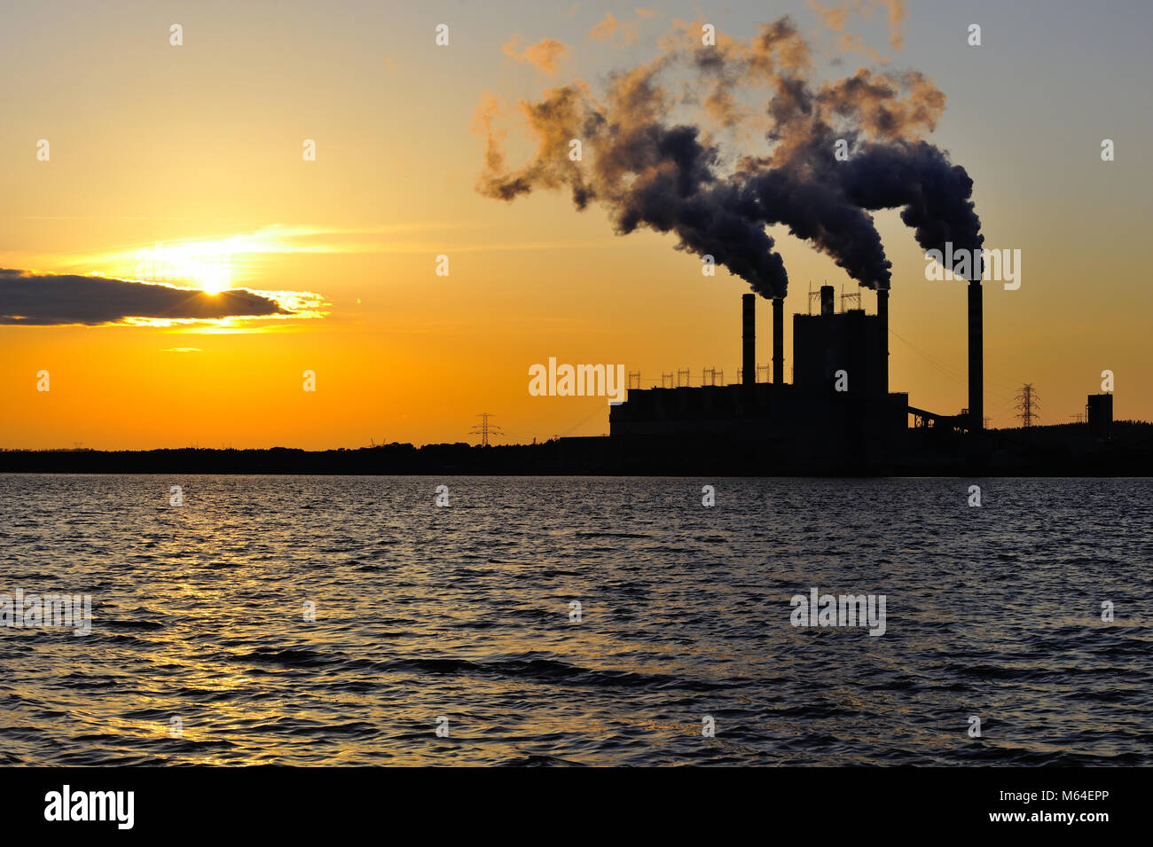 factory, smoke, poisoning, energy, industry, heavy, Stock Photo