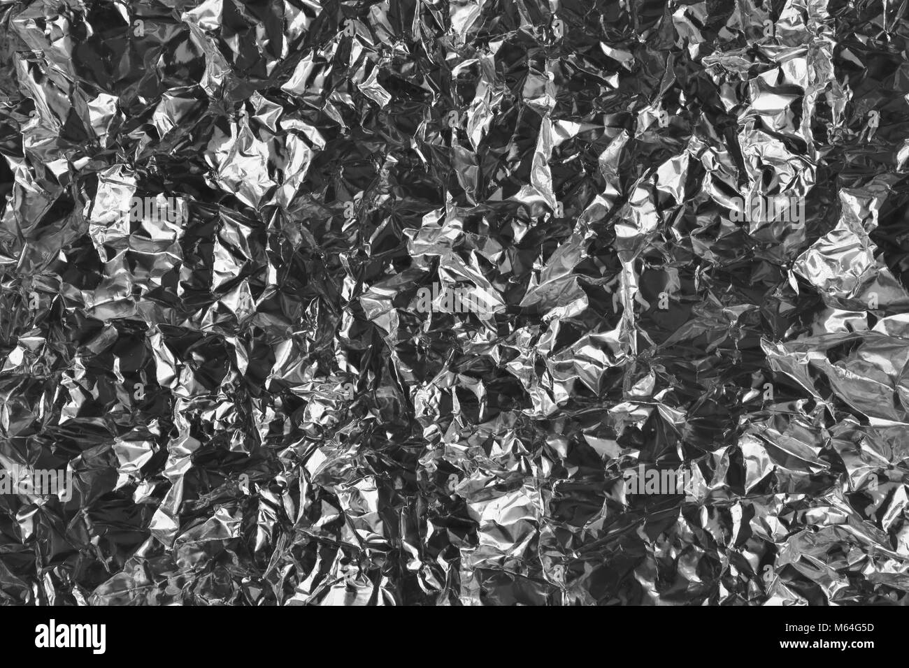 Silver foil background Black and White Stock Photos & Images - Alamy