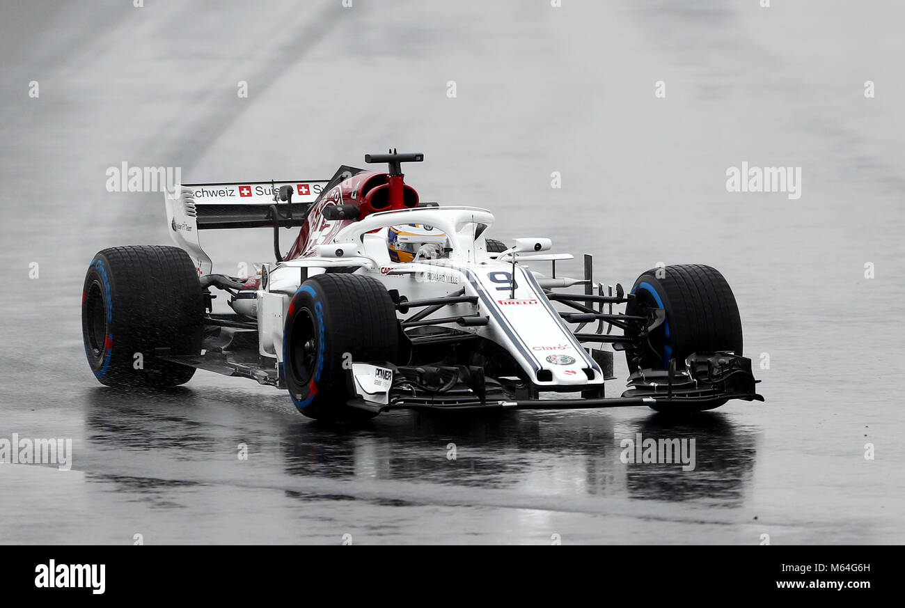 Alfa Romeo Sauber F1 Team's Marcus Ericsson during day three of pre ...