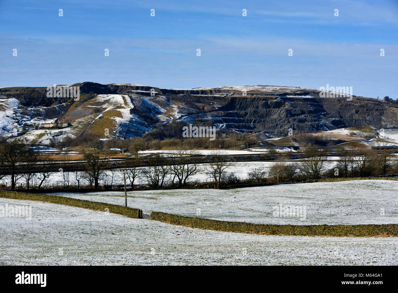 Arcow Quarry, Helwith Bridge, Horton-in-Ribblesdale, North Yorkshire, England, United Kingdom, Europe. Stock Photo