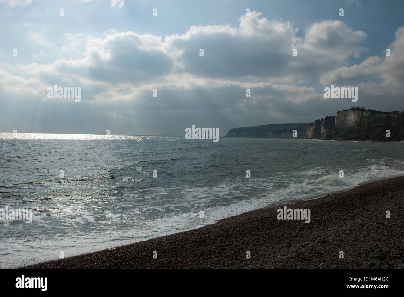The beach at Seaton in Devon, England Stock Photo Alamy