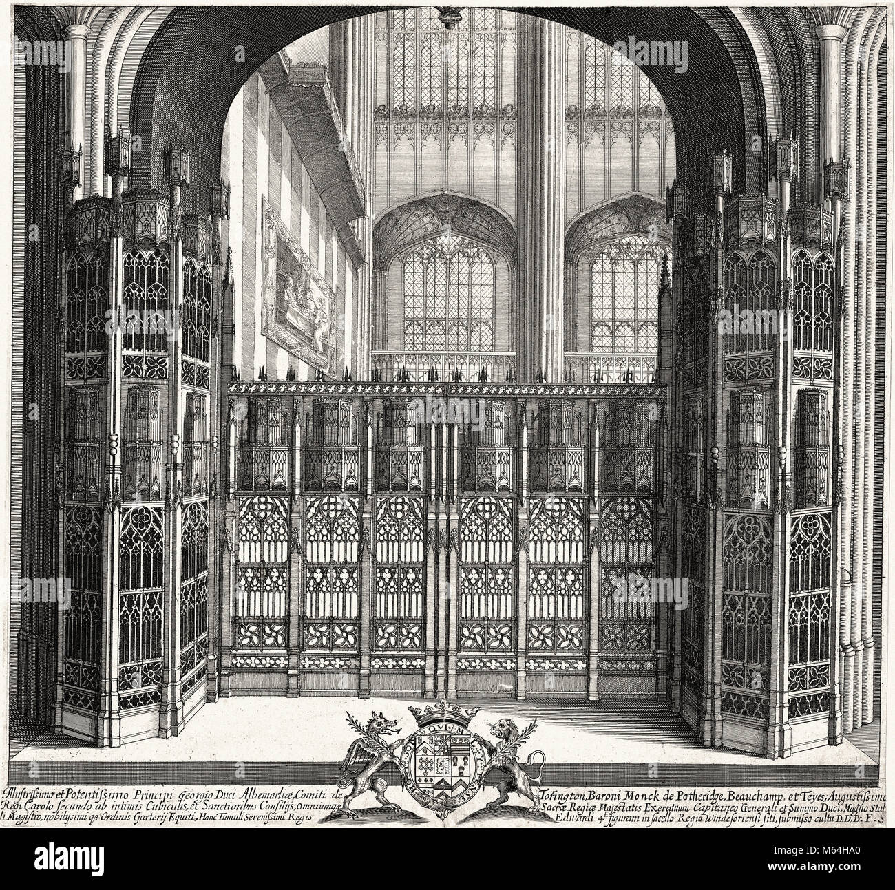 Wenceslaus Hollar Tomb of Edward IV windsor c.1665 Stock Photo Alamy