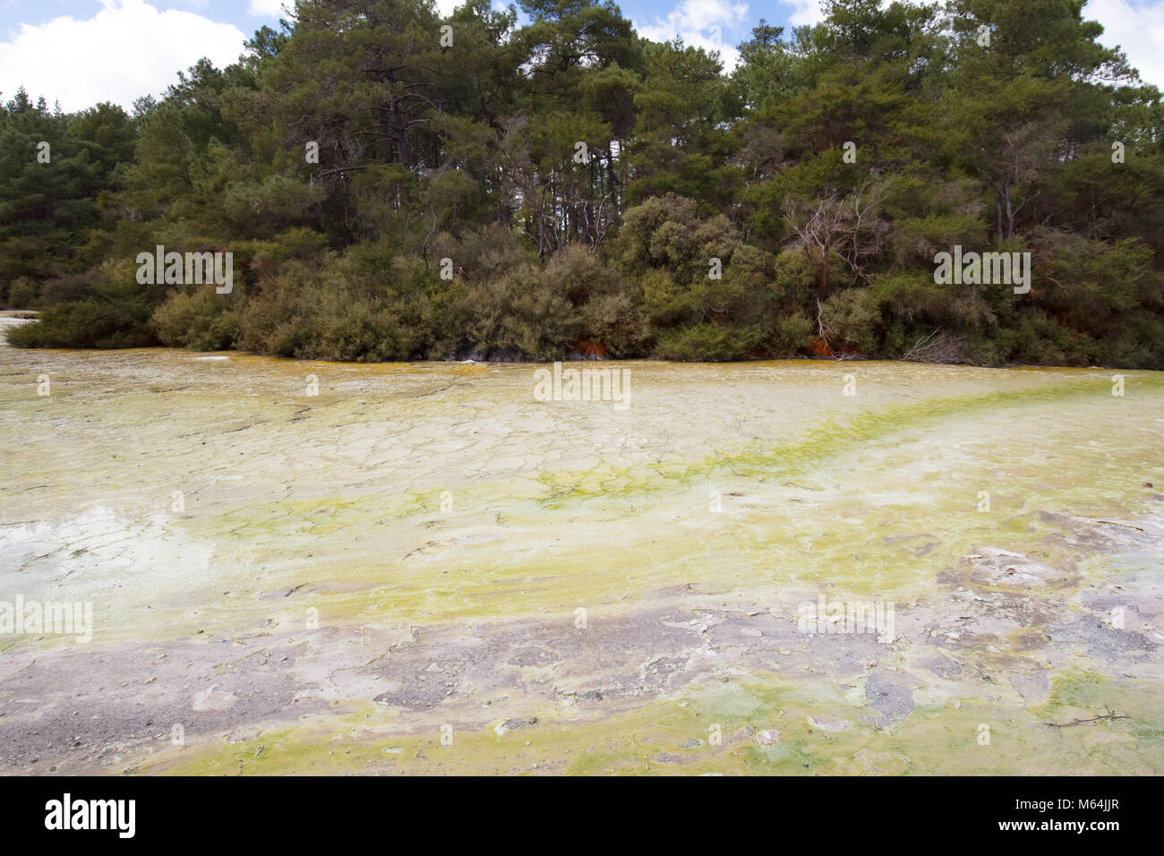 Wai-O-Tapu Geological feature Stock Photo