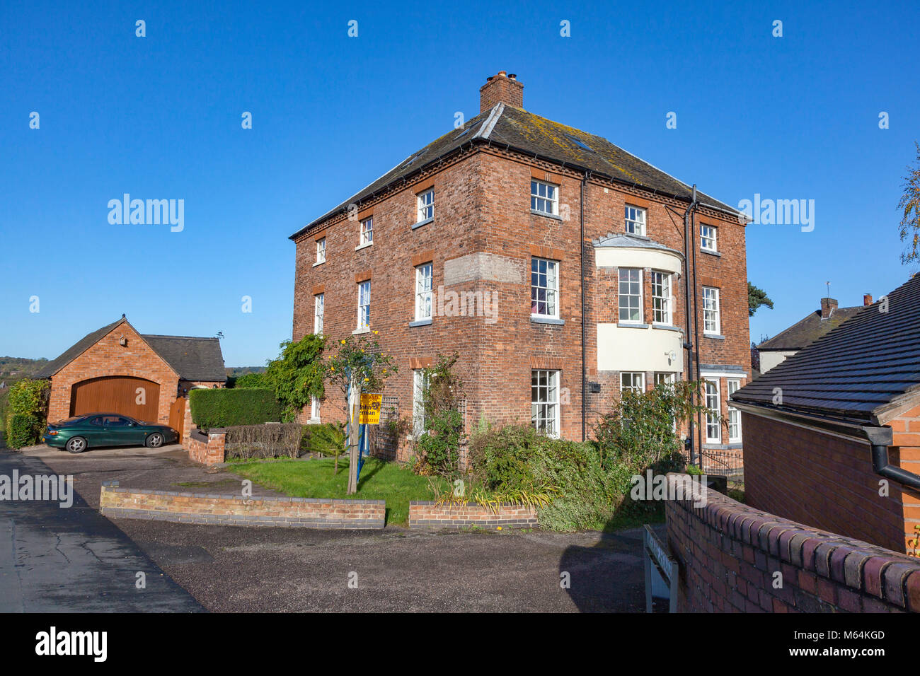 Grand House at Barton Turn Lock on the Trent and Mersey Canal, near