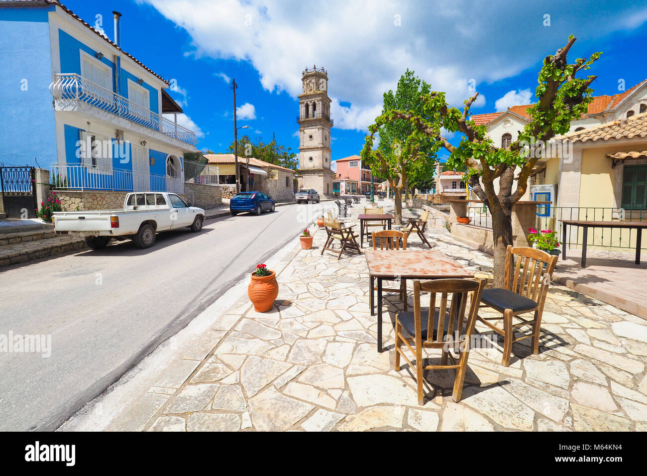 Traditional Greek Village on the island of Zakynthos Stock Photo Alamy