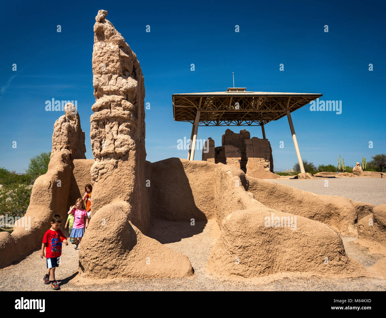 Casa Grande Ruins National Monument, Sonoran Desert, Coolidge, Arizona