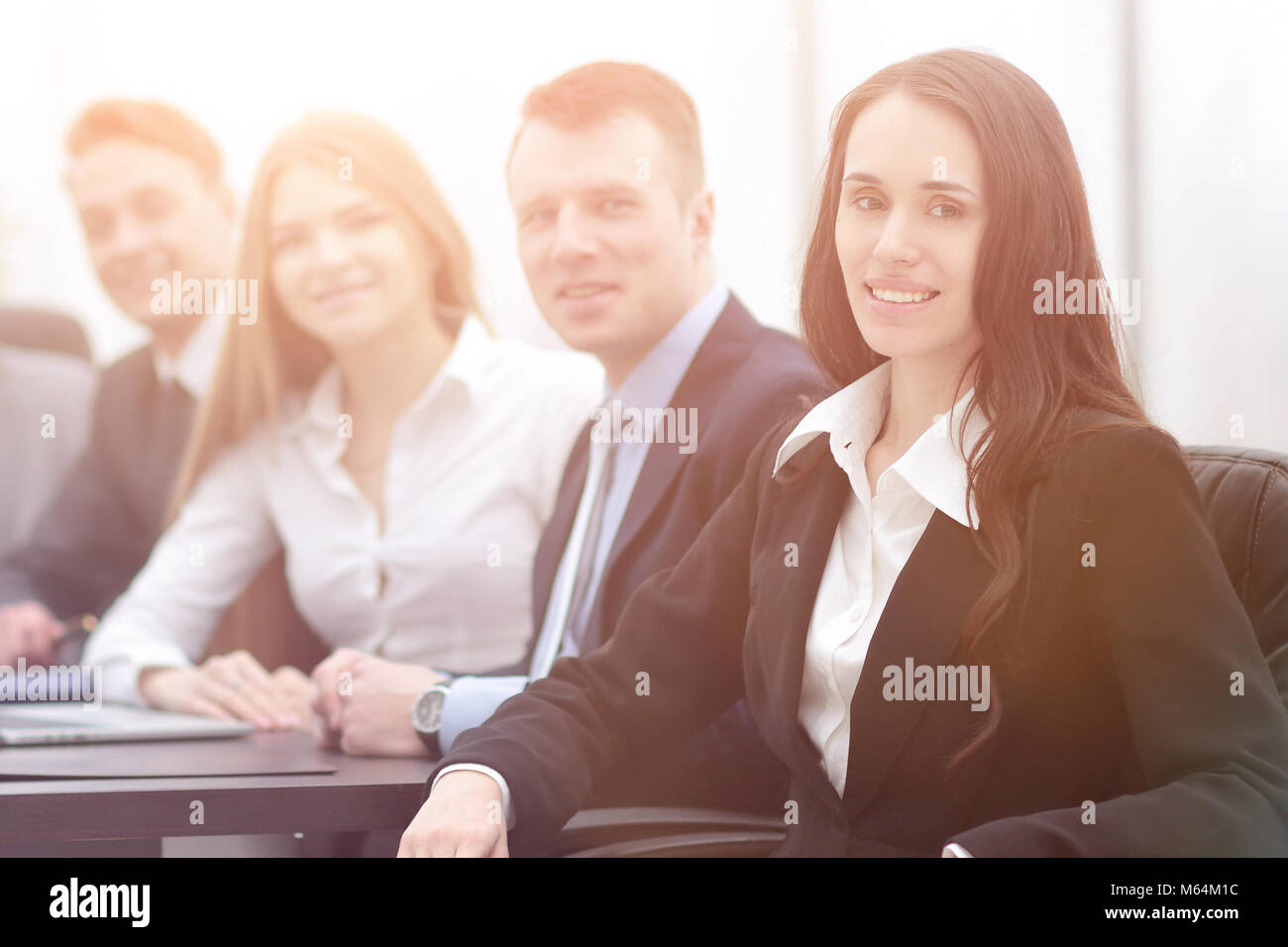 business woman and business team Stock Photo - Alamy