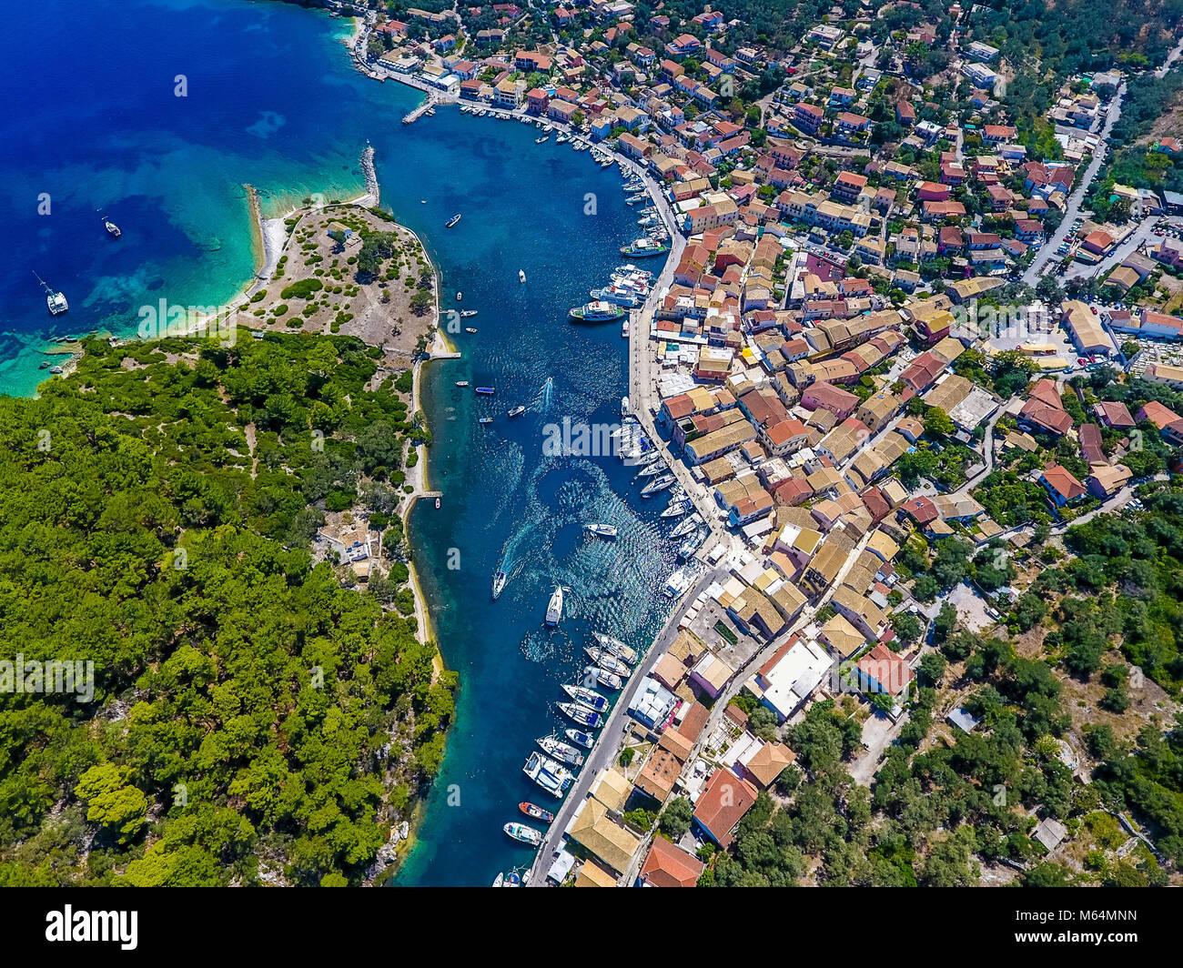 Gaios harbor hi-res stock photography and images - Alamy