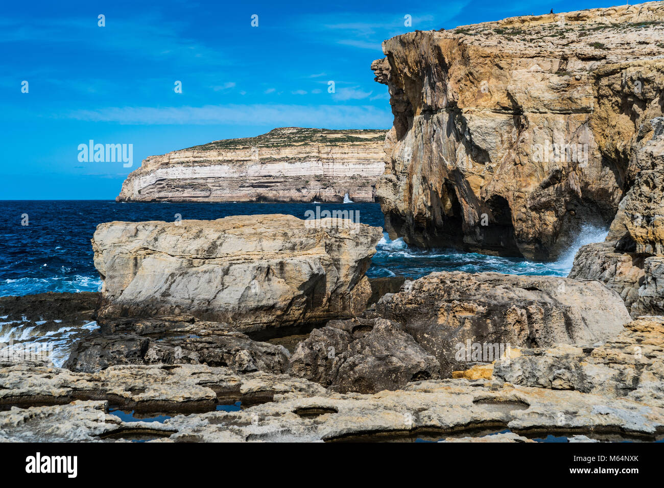 Destroyed Azure Window Mediterranean Sea Coast On Gozo Malta A Touristic Popular Location Landmark For Tourists View Of The Deep Blue Ocean Stock Photo Alamy Destroyed Azure Window Mediterranean Sea Coast On Gozo Malta A Touristic Popular Location Landmark For Tourists View Of The Deep Blue Ocean Stock Photo Alamy