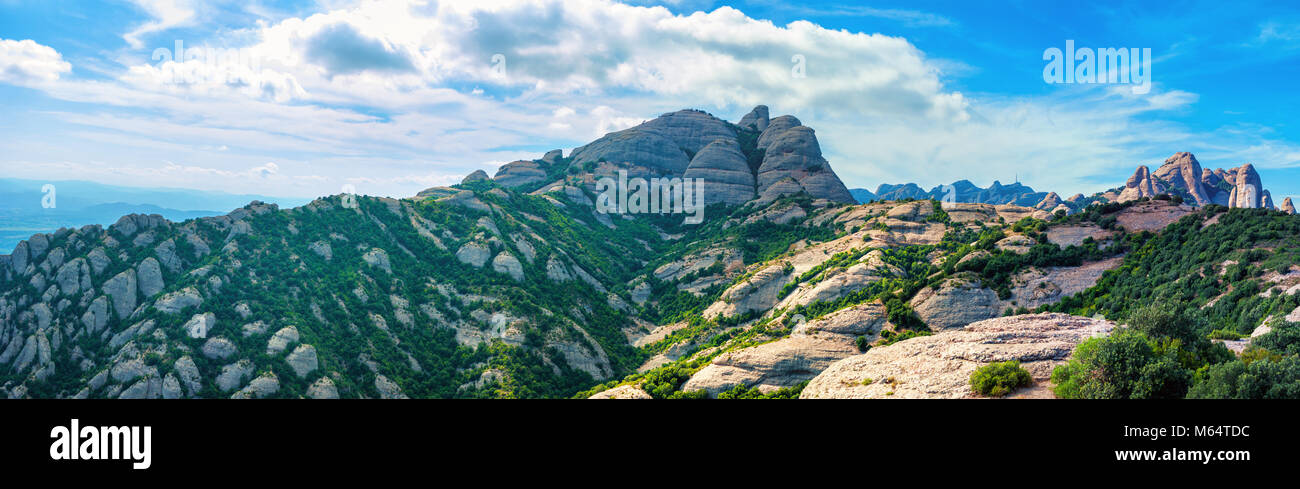 Mountain Montserrat Catalonia Spain Stock Photo