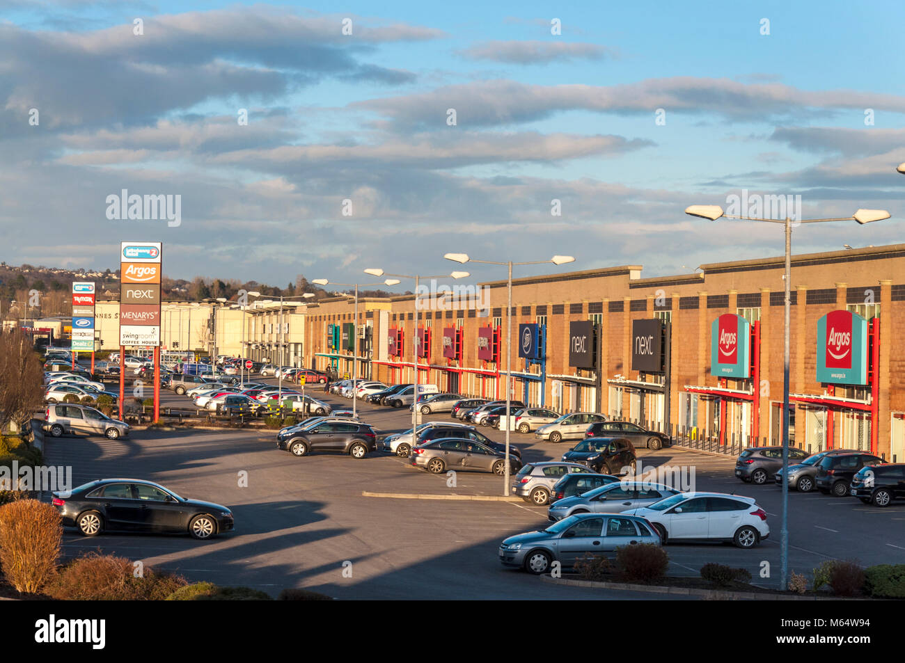 The Letterkenny Retail Shopping Centre in Letterkenny, County Donegal, Ireland Stock Photo