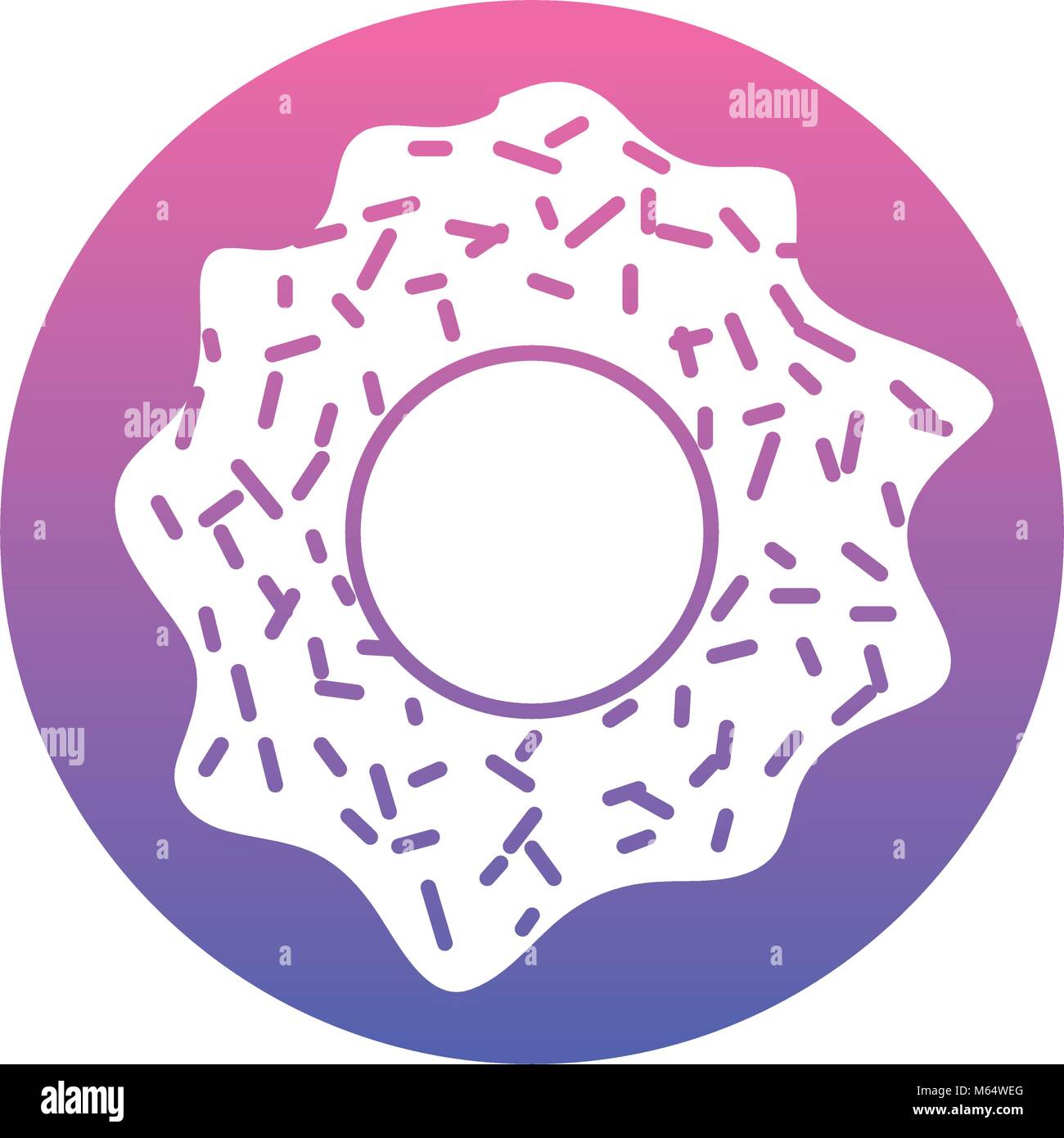delicious and sweet donut Stock Vector Image & Art - Alamy
