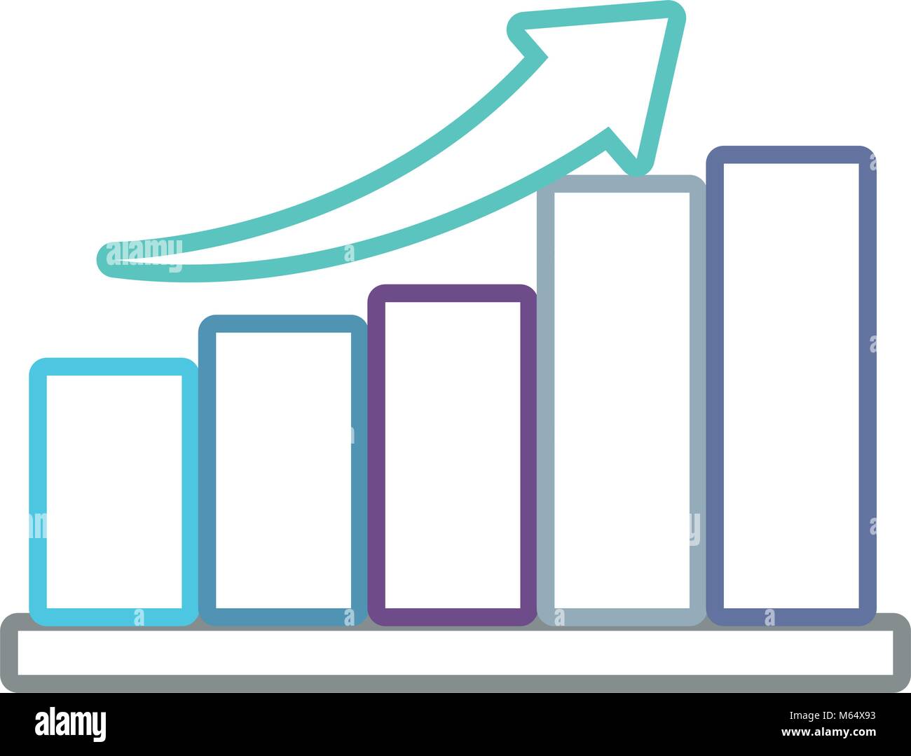 bar graph icon image Stock Vector Image & Art - Alamy