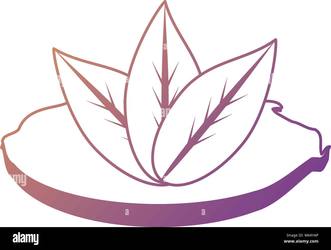 leaves icon image Stock Vector Image & Art - Alamy