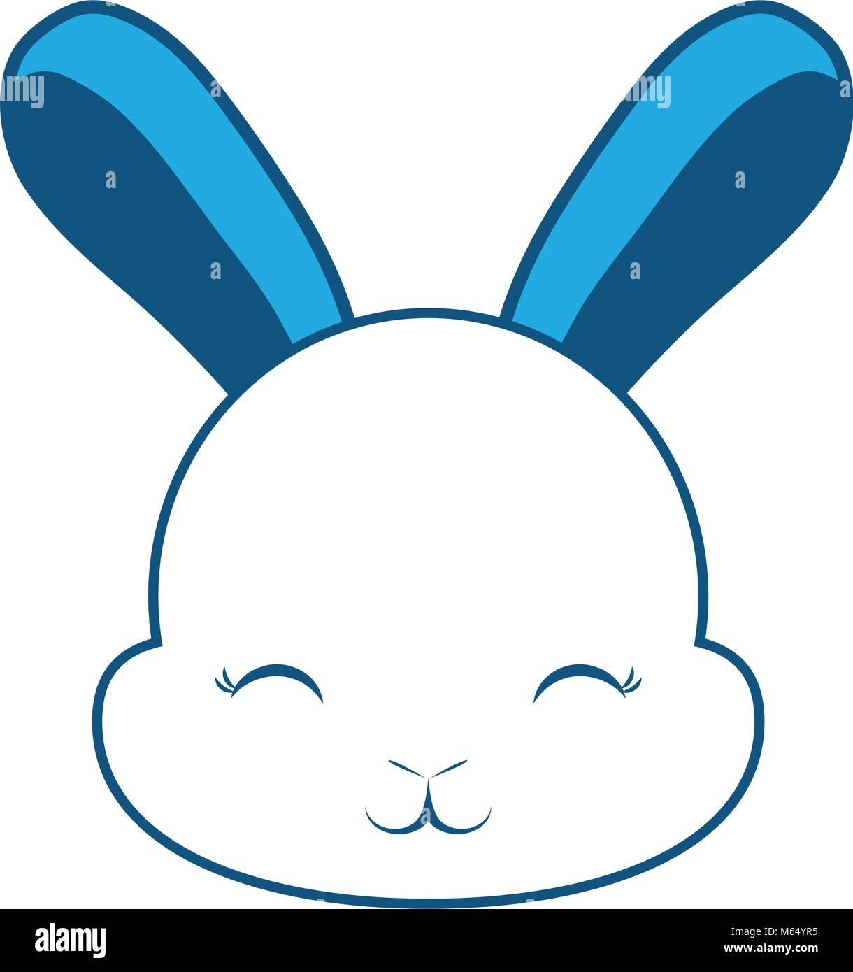 Cute rabbit icon Stock Vector Image & Art - Alamy
