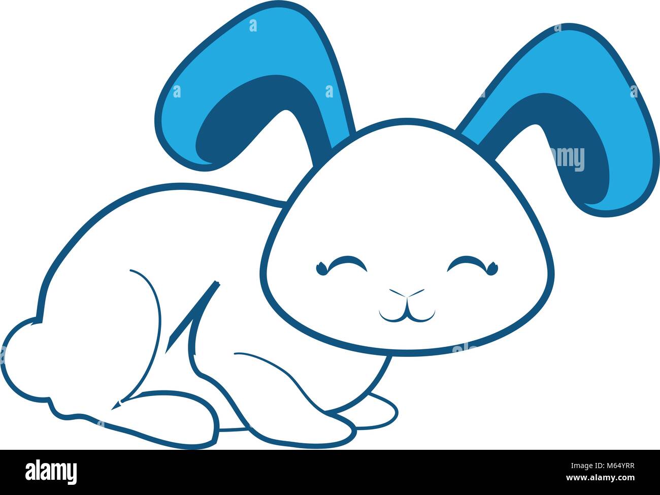 Cute rabbit icon Stock Vector Image & Art - Alamy