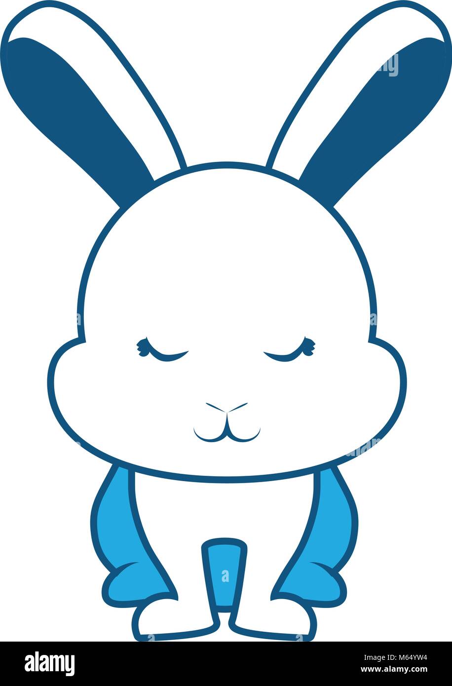 Cute rabbit icon Stock Vector Image & Art - Alamy