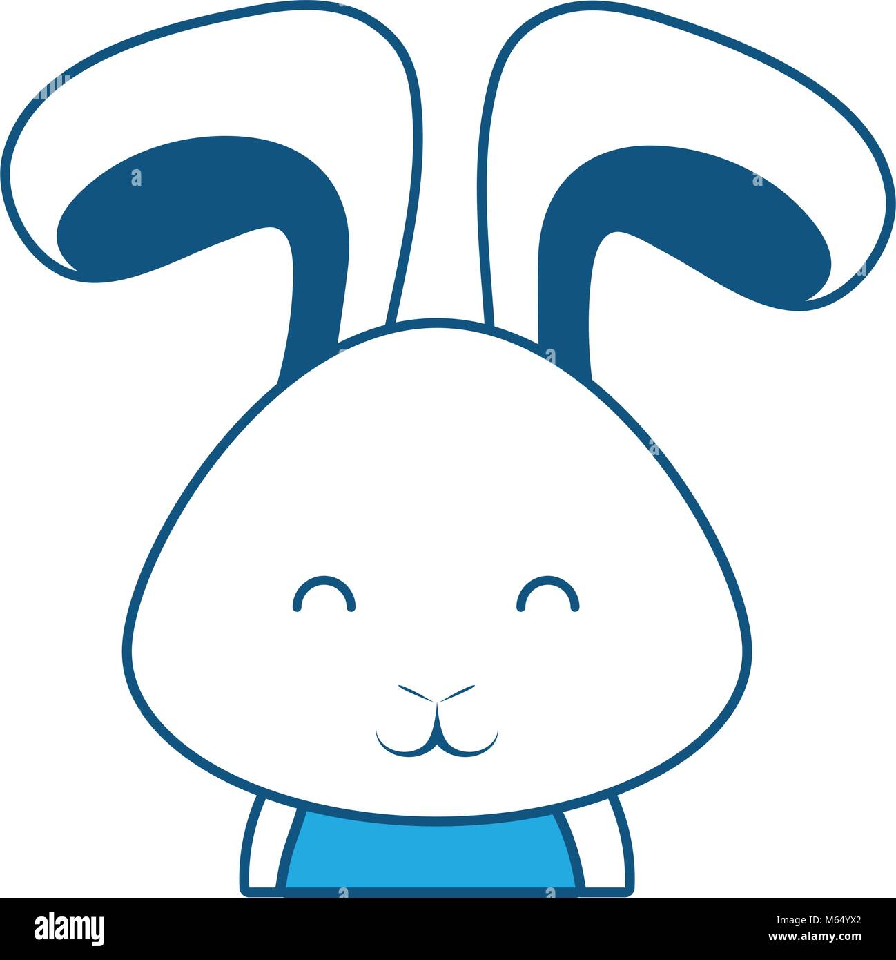 Cute rabbit icon Stock Vector Image & Art - Alamy