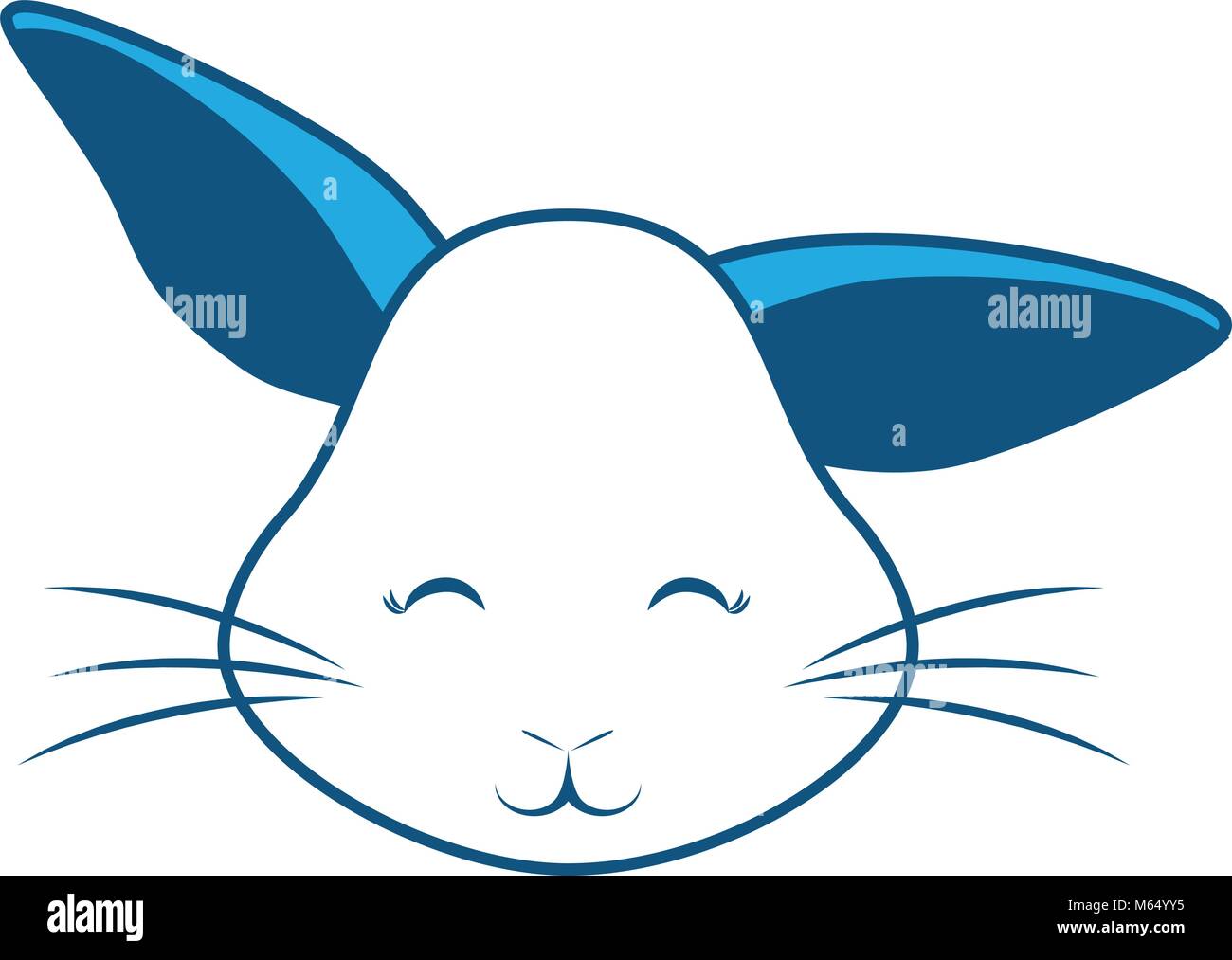 Cute rabbit icon Stock Vector Image & Art - Alamy