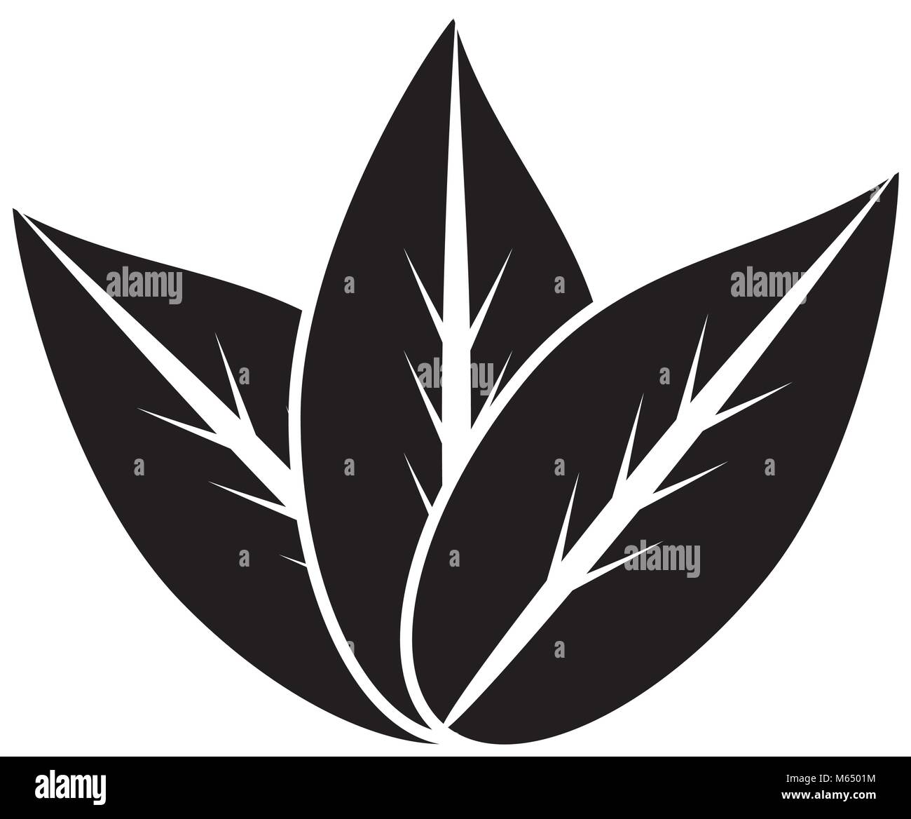 leaves icon image Stock Vector Image & Art - Alamy