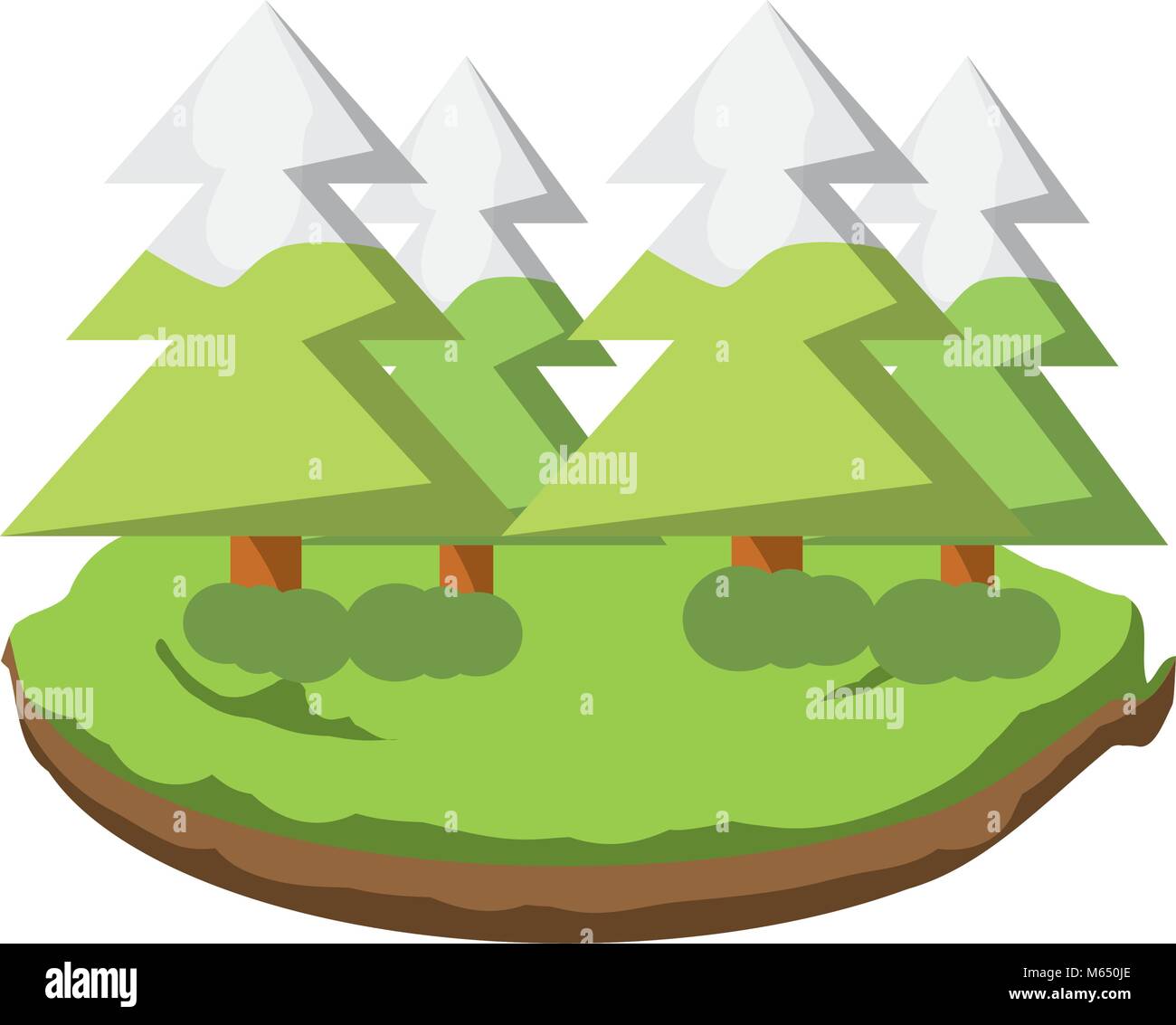 forest with pines icon Stock Vector Image & Art - Alamy