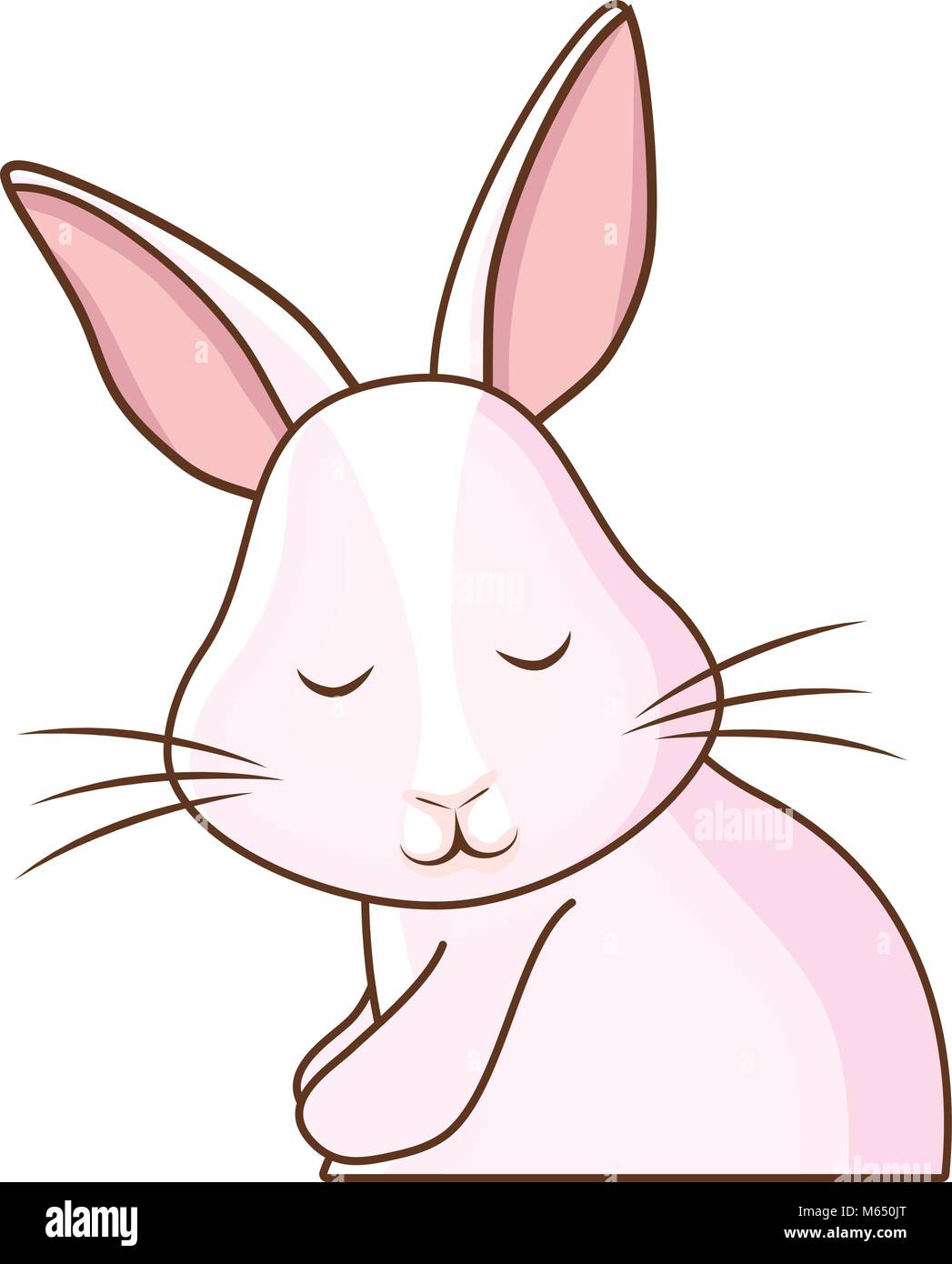 Cute rabbit icon Stock Vector Image & Art - Alamy