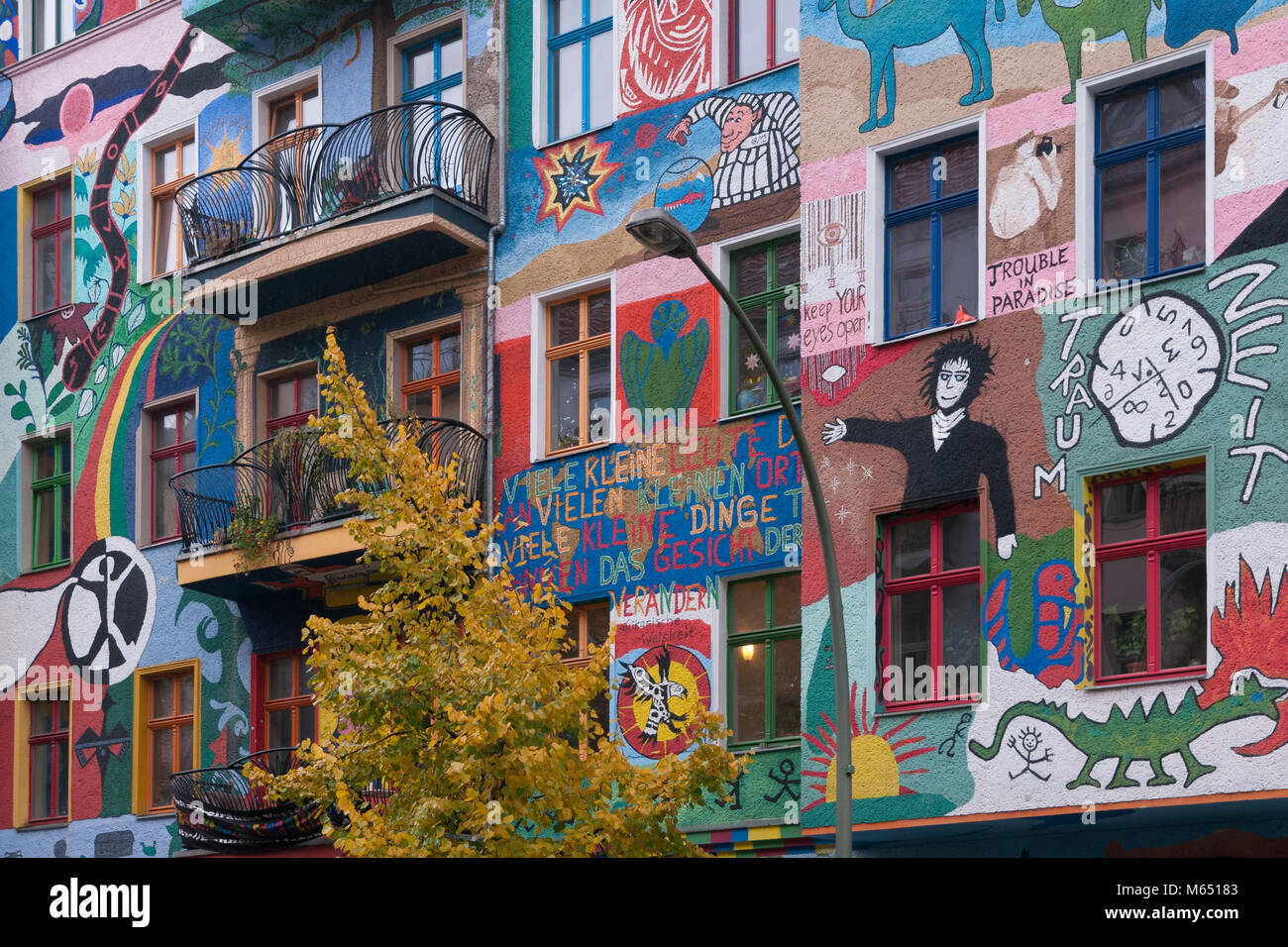 Hausfassade in Berlin, Deutschland, Europa Stock Photo