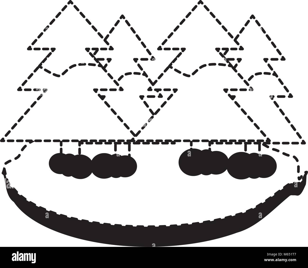 forest with pines icon Stock Vector Image & Art - Alamy