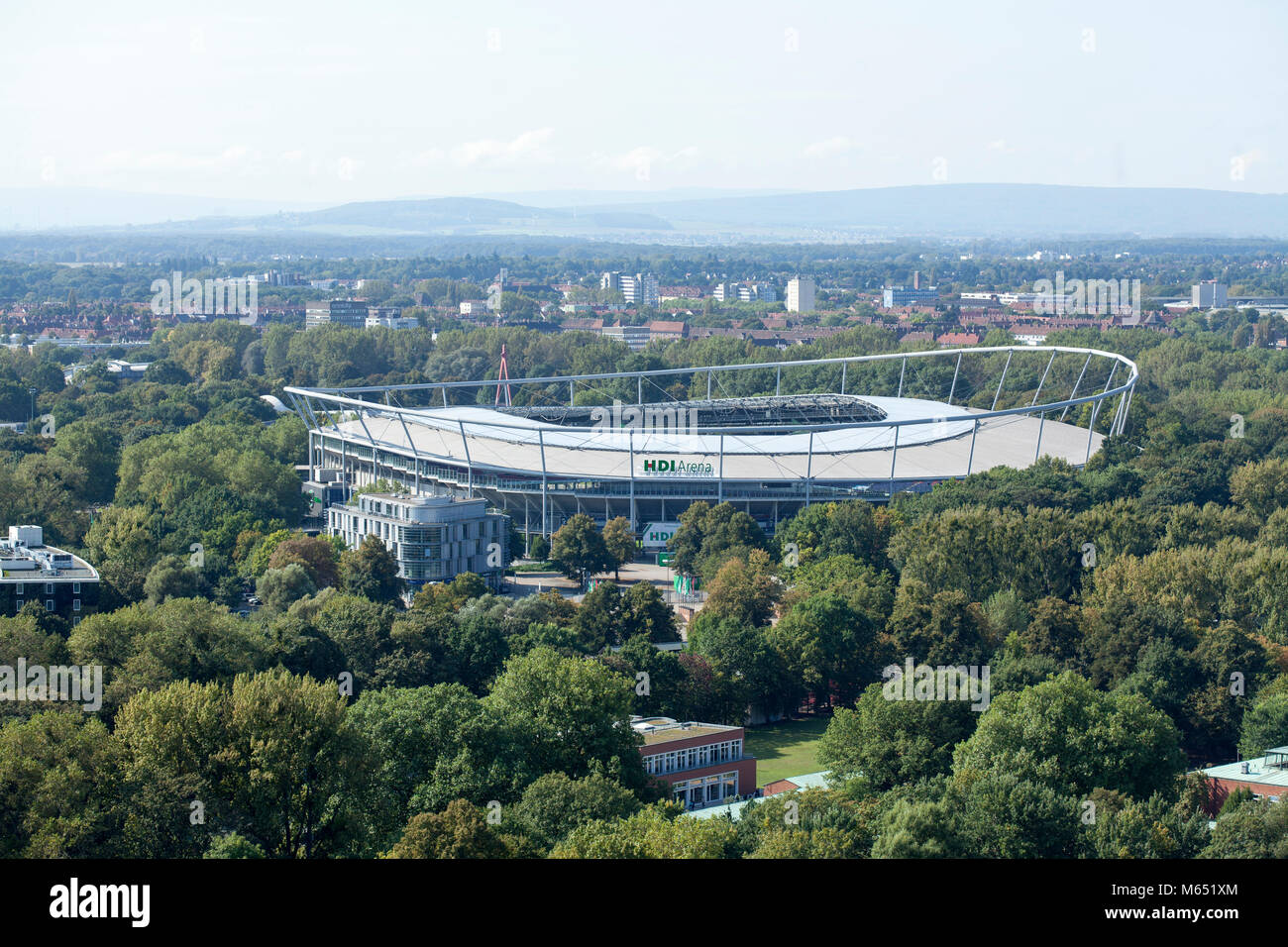 HDI-Arena, football stadium, Hannover, Lower-Saxony, Germany, Europe  I  Fußballstadion HDI-Arena, Hannover, Niedersachsen, Deutschland Stock Photo