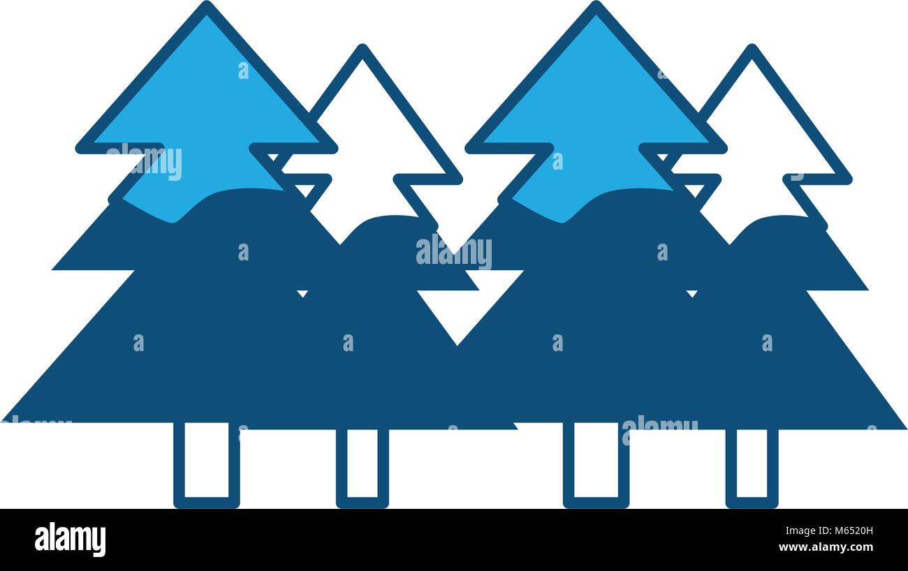 pine trees icon Stock Vector Image & Art - Alamy