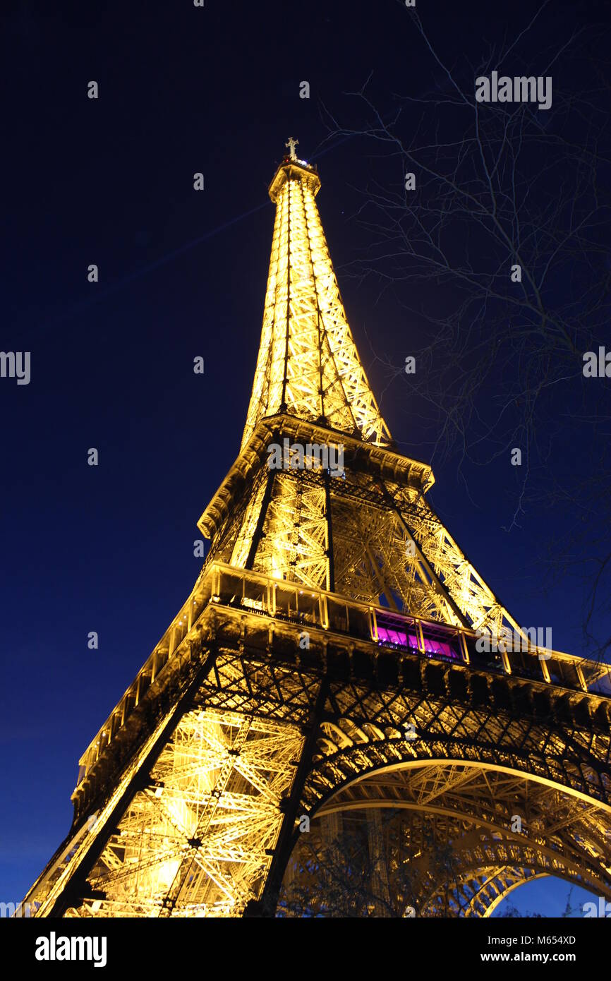 Eiffel Tower, Paris. Stock Photo