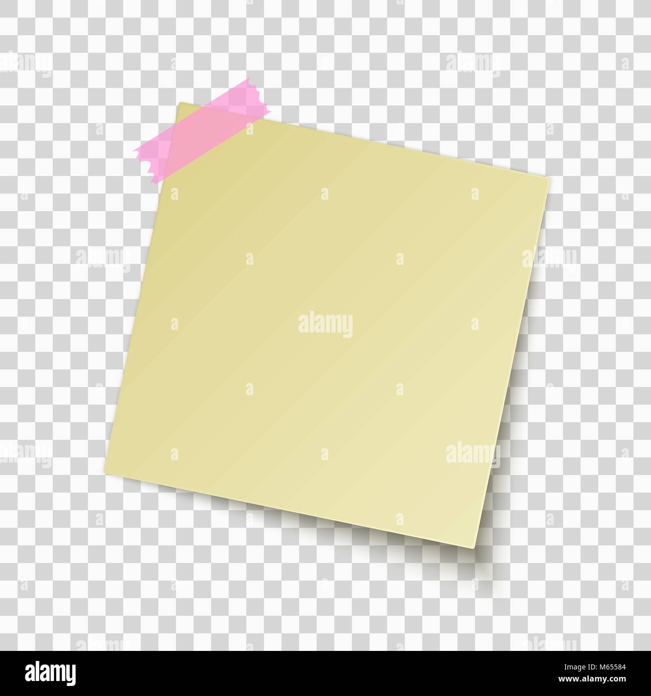 yellow sticky note transparent background