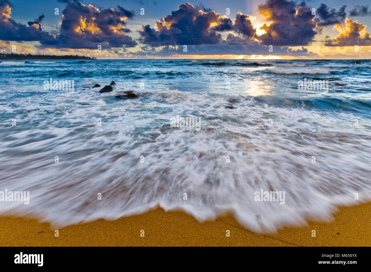 Coconut Coast on Kauai, Hawaii Stock Photo Alamy