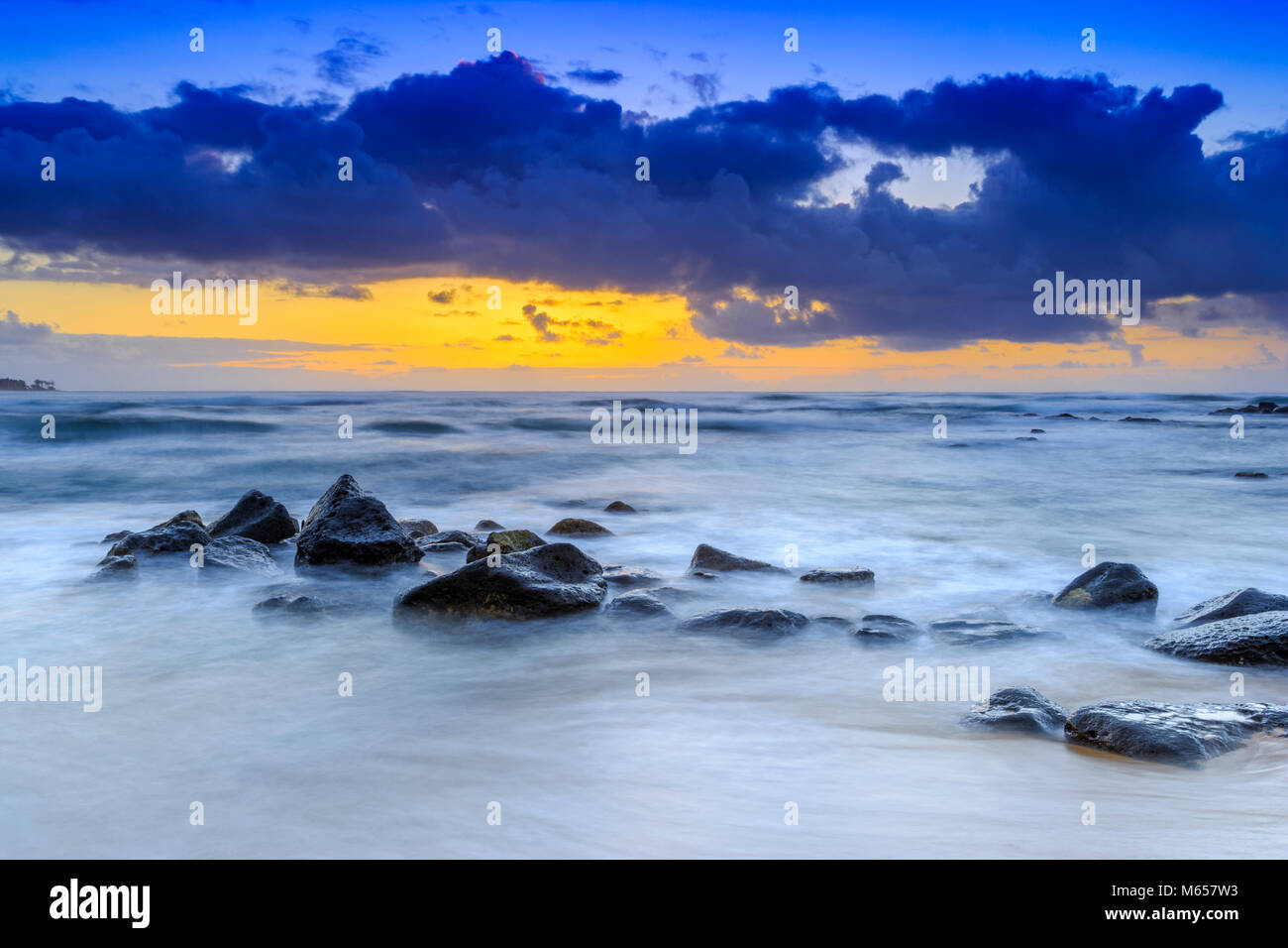 Coconut coast on Kauai, Hawaii Stock Photo Alamy
