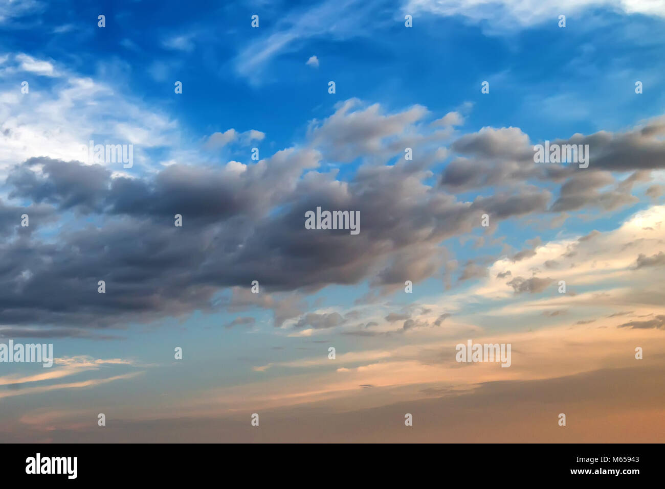 Dramatic sunset and sunrise sky Stock Photo - Alamy