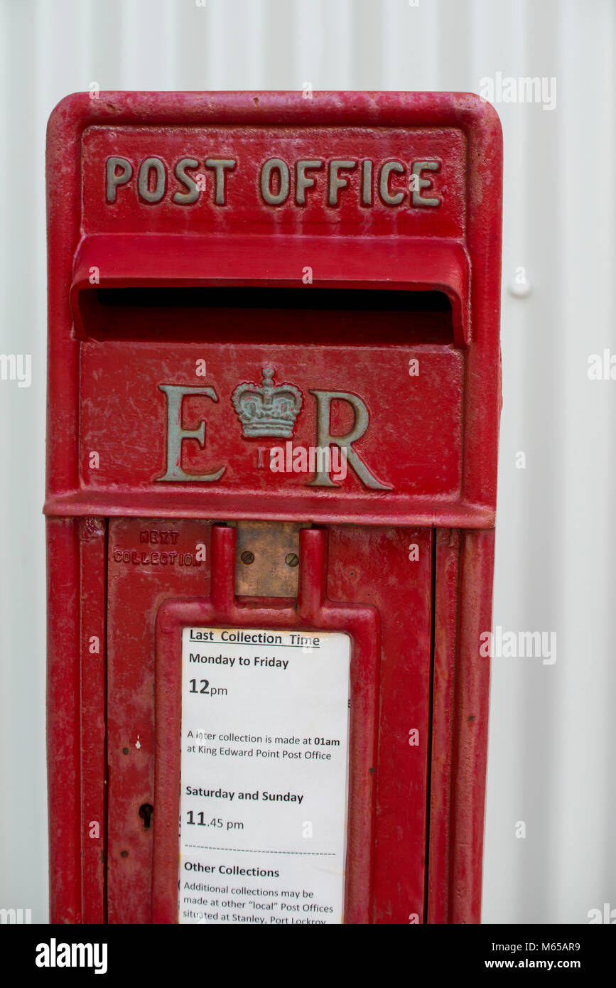 British territory, South Grytviken. King Edward Point Post Office, one of the