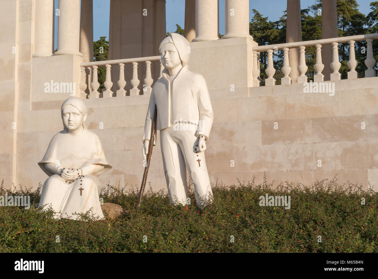 The Visionary Children, The Sanctuary of Fatima, Portugal Stock Photo