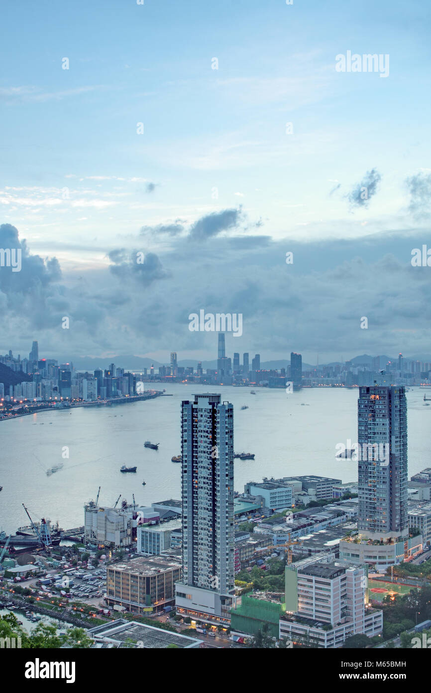 Hong Kong and modern buildings Stock Photo - Alamy