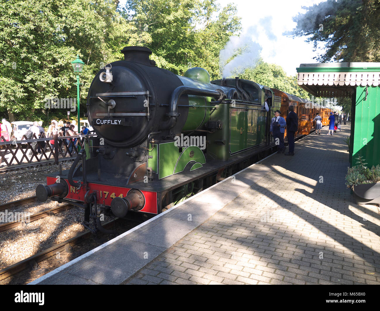 LNER loco 1744 Cuffley at Holt on the North Norfolk railway Stock Photo