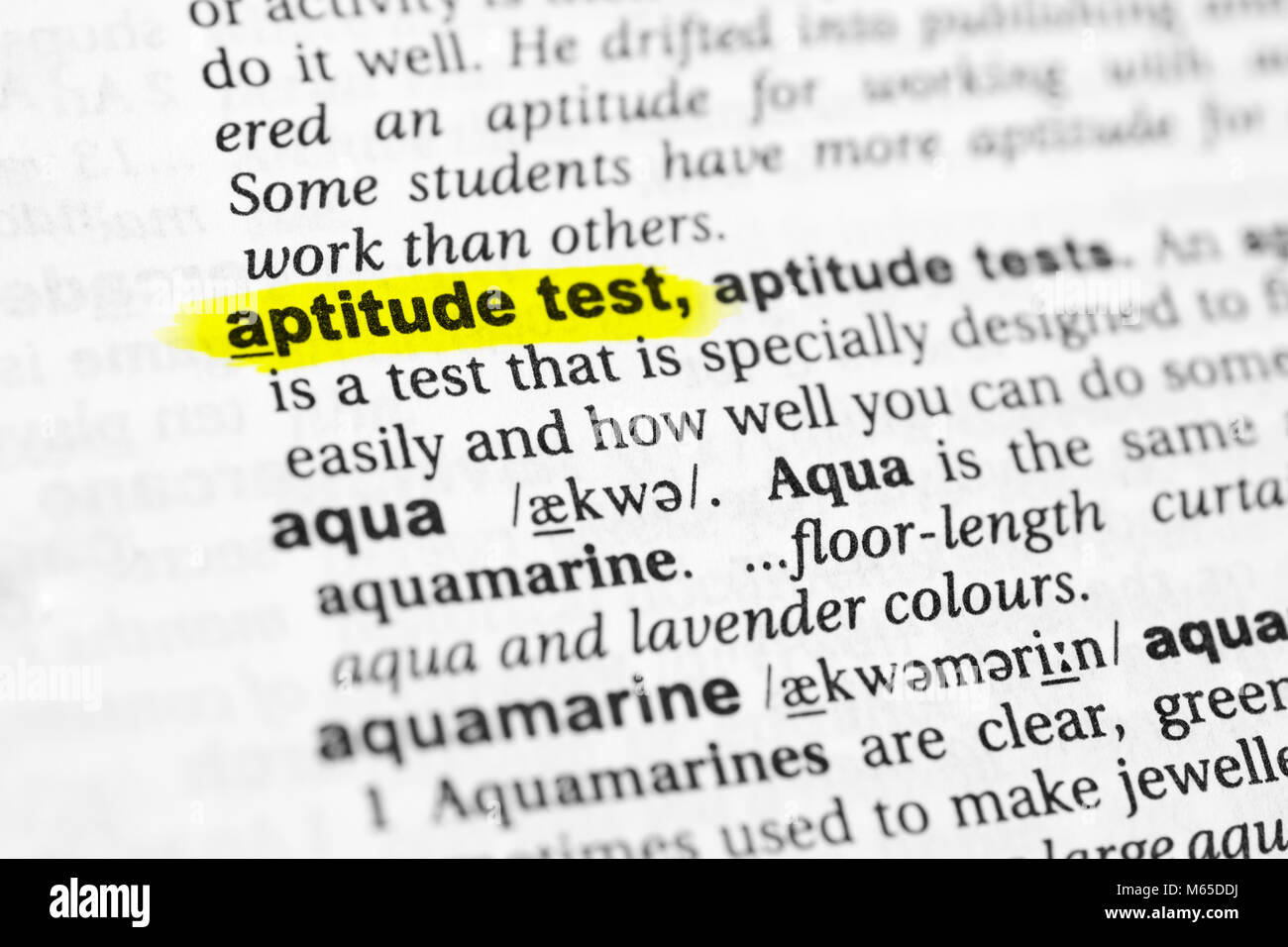 aptitude-test-hi-res-stock-photography-and-images-alamy