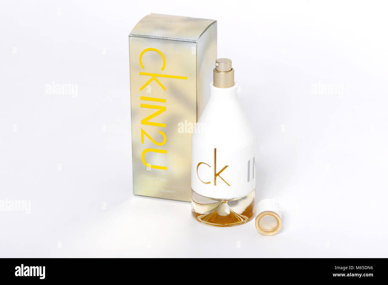 calvin klein, perfum, bottle, ck, in2u, fragrance, spirit, odour, product,  perfume, mens perfume bottle, parfum, eau de toilette Stock Photo - Alamy