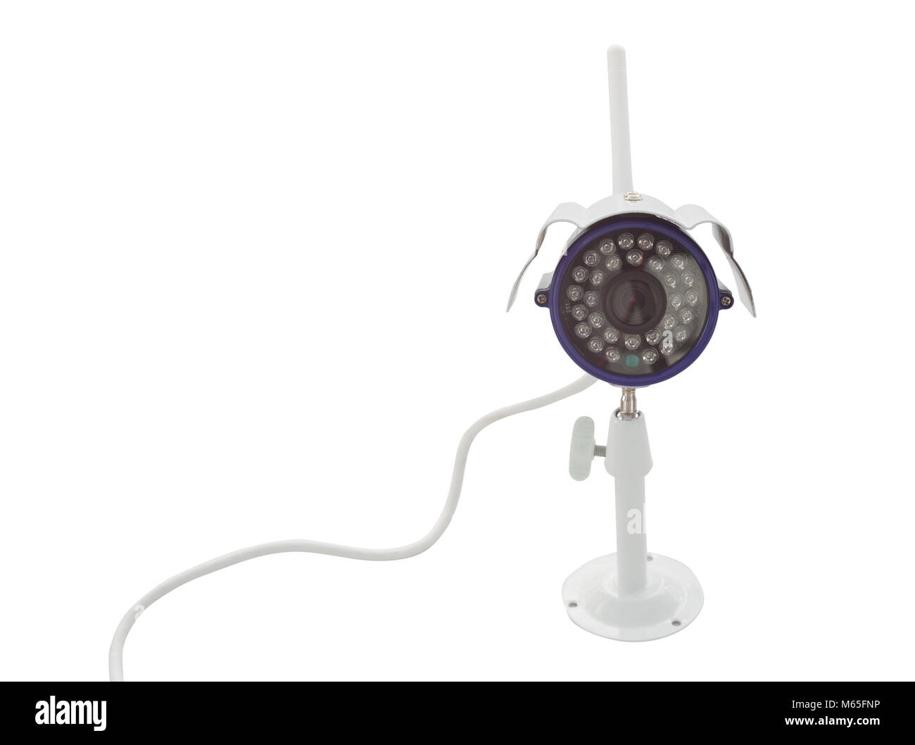 surveillance camera recording isolated on white background Stock Photo Alamy