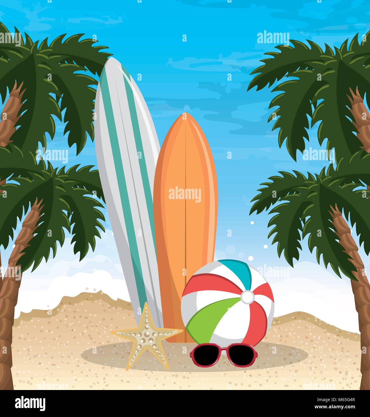 summer vacattions set icons Stock Vector Image & Art - Alamy