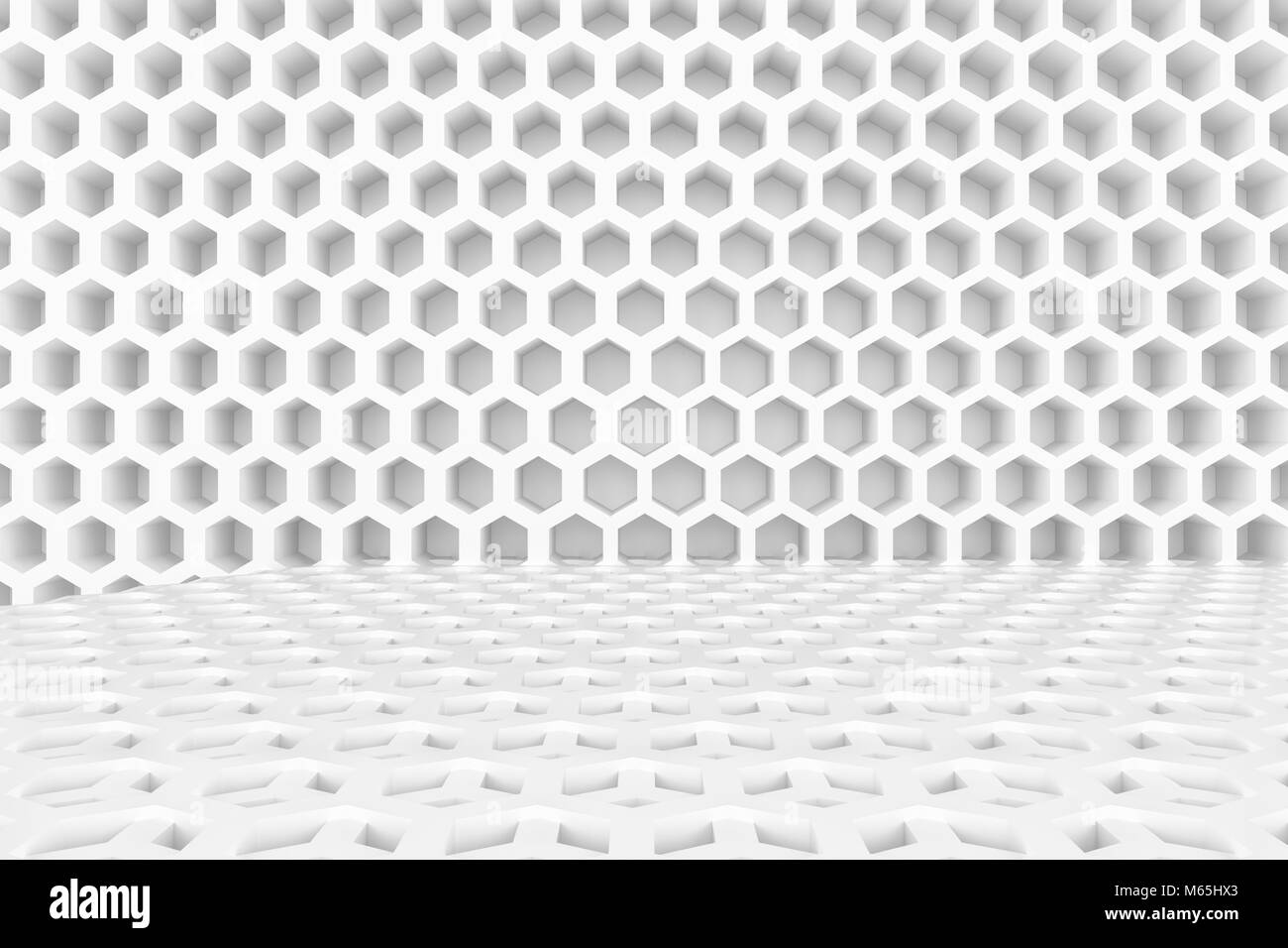 3d rendering of abstract hexagon background Stock Photo - Alamy