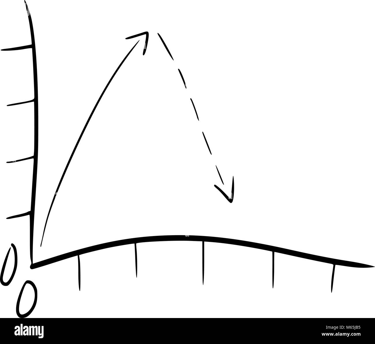 Graph Small Rise Graphics Tables showing rise and falls in markets Stock Vector Image ...