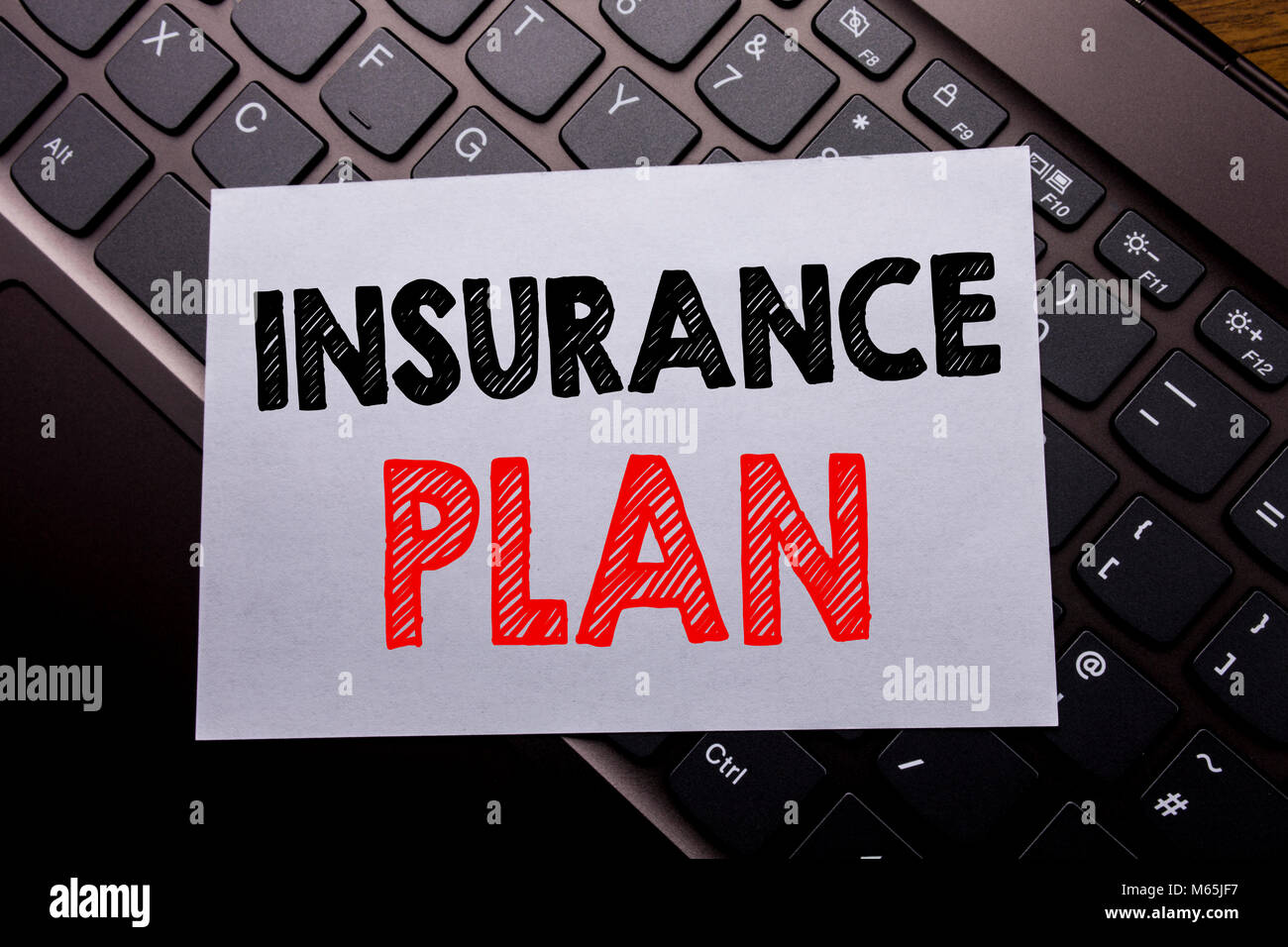 Word, writing Insurance Plan. Business concept for Health Life Insured ...