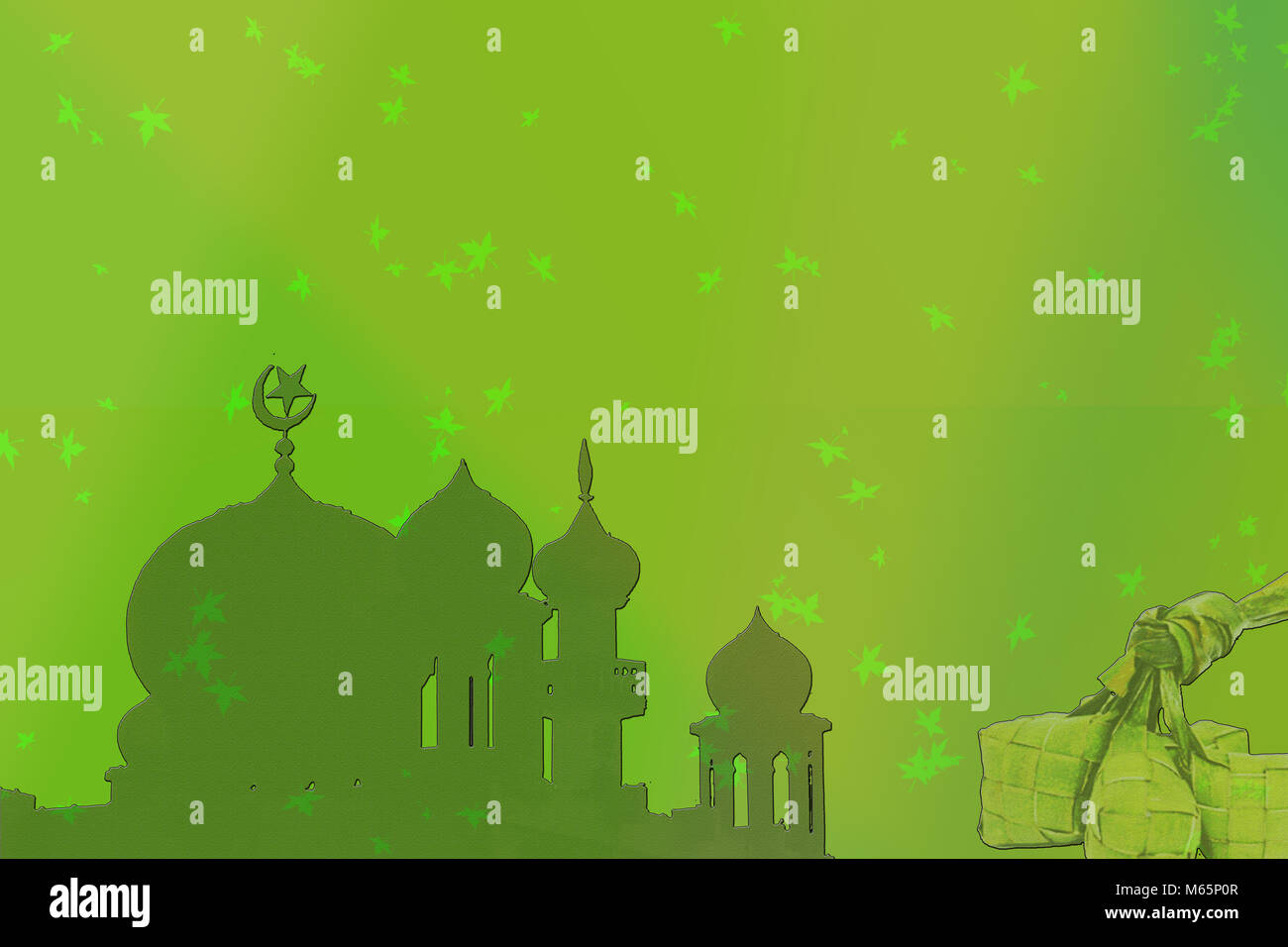 Download 7100 Background Masjid Hijau HD Terbaru