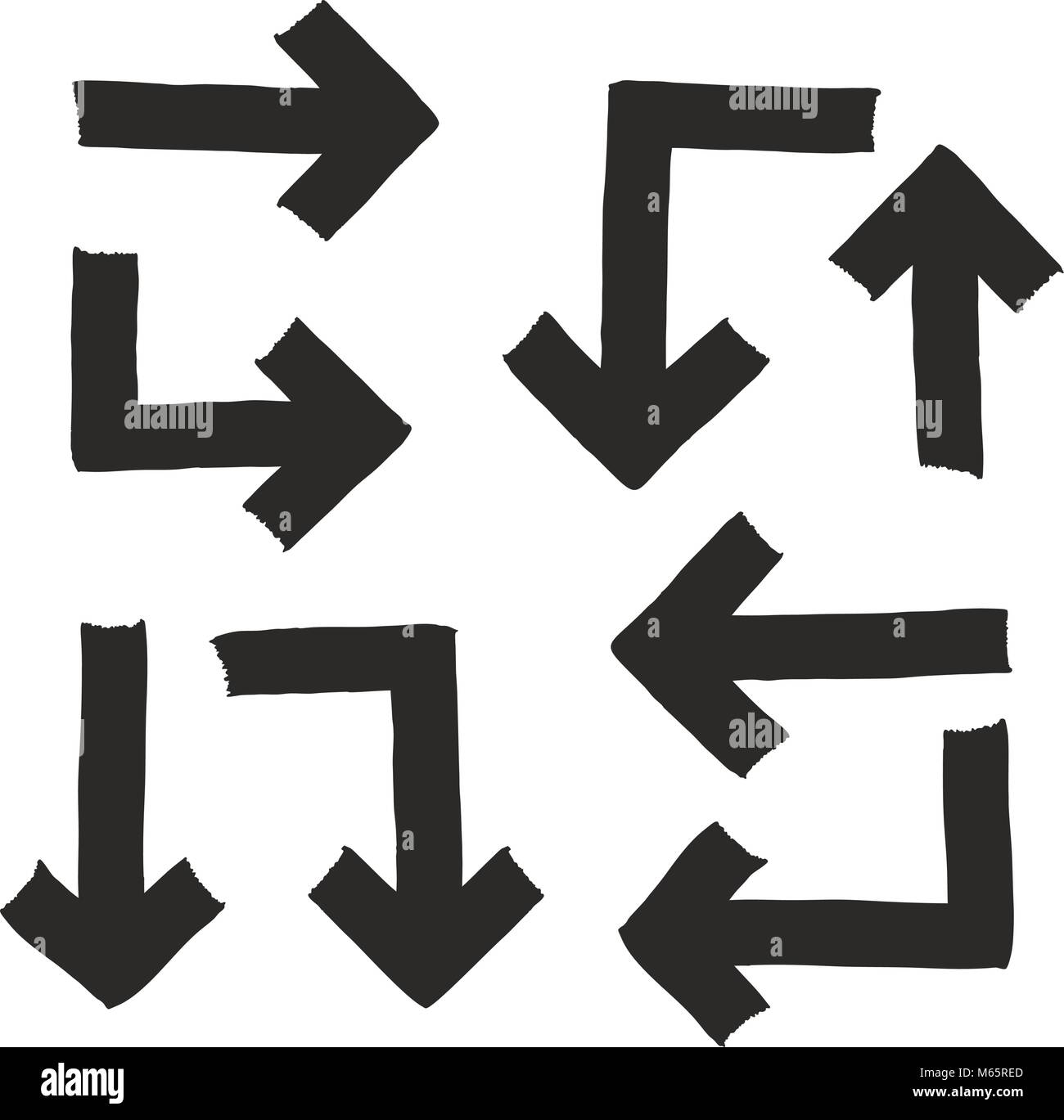 Marker Arrow Set Stock Vector Image & Art - Alamy