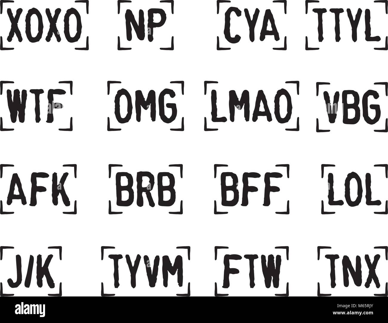 What does ttyl mean? BRB? AFK? 