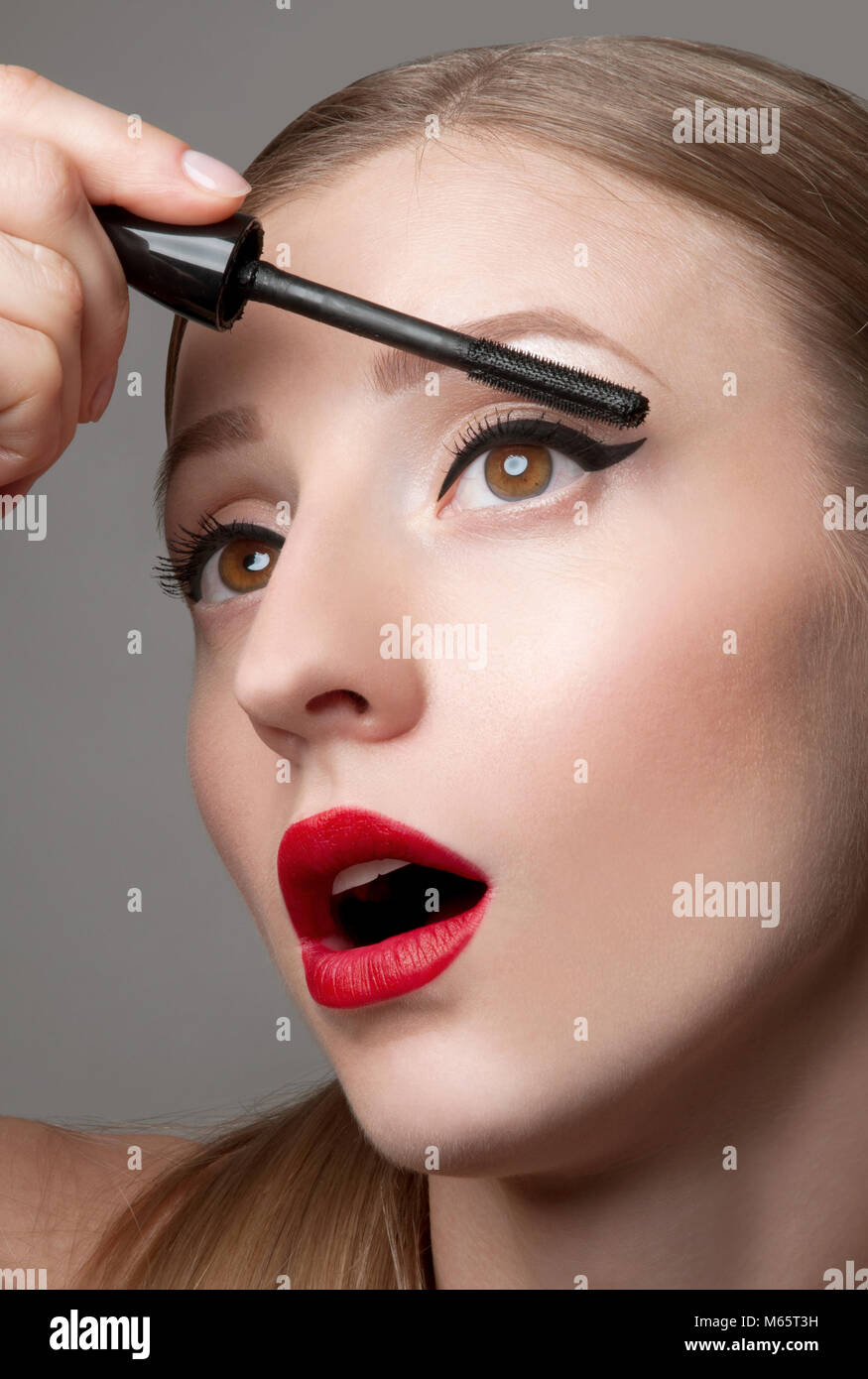 Smokey eyes, closeup hires stock photography and images Alamy
